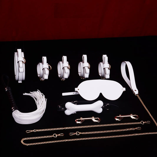 White Elegance Deluxe BDSM Exploration Kit