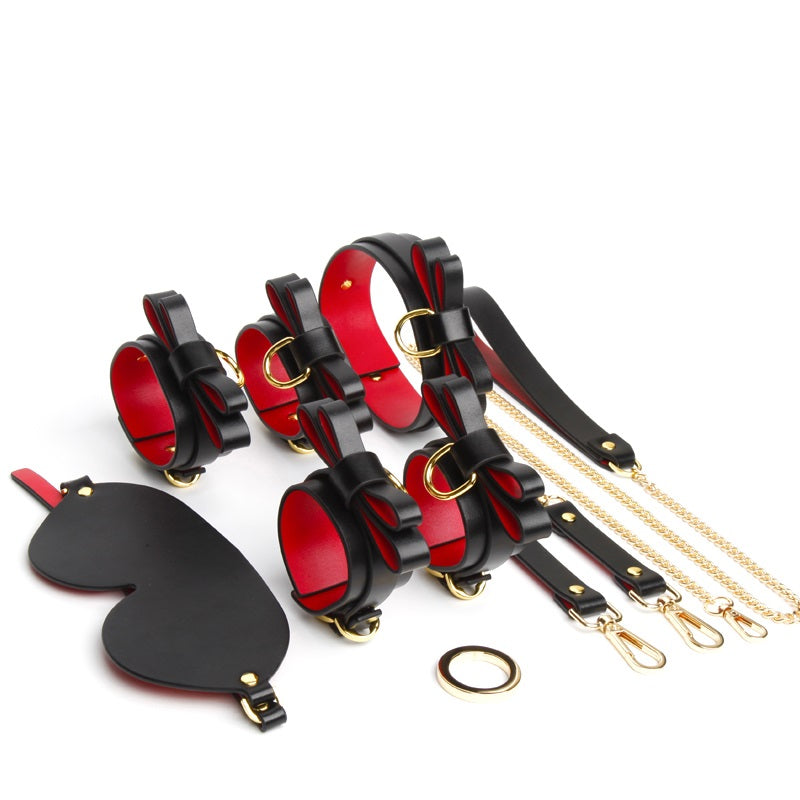 Crimson Allure Collection - Luxurious BDSM Bondage Set